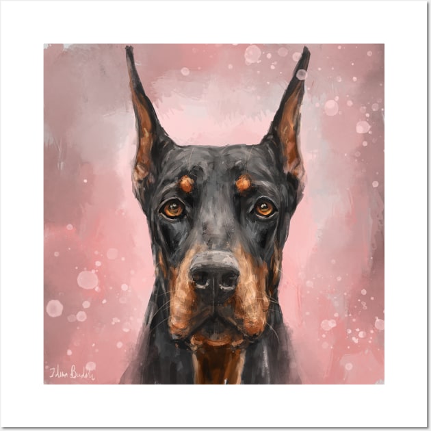 Doberman art prints hotsell